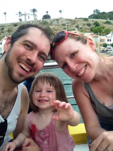 Family out at sea!