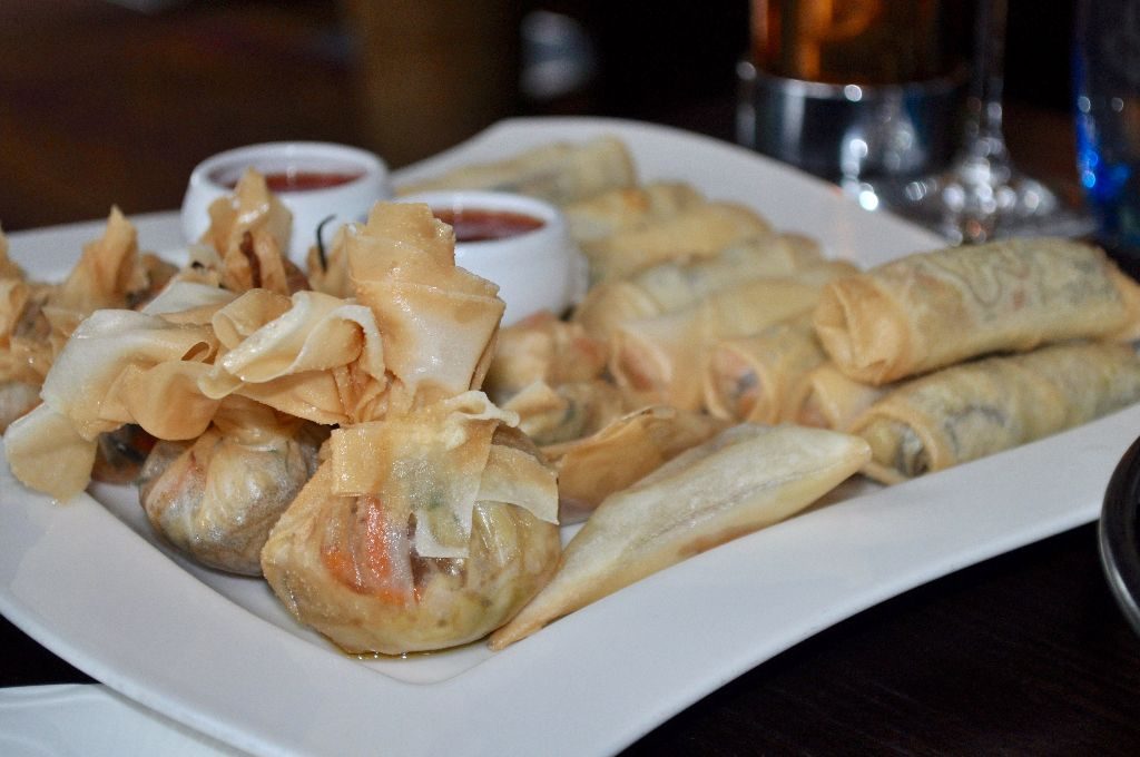 Spring rolls - we made these!
