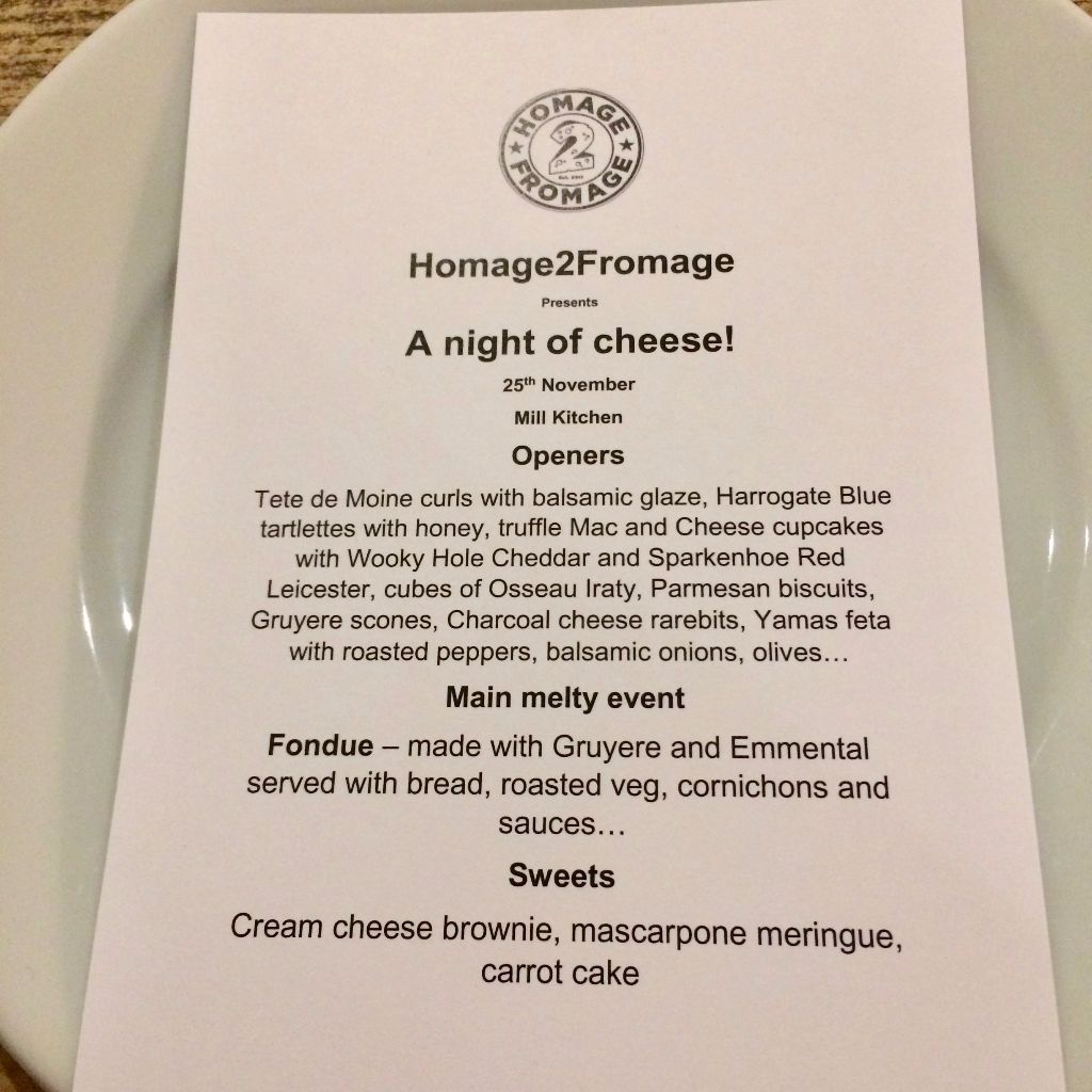 Homage2Fromage Pop Up Supper Club